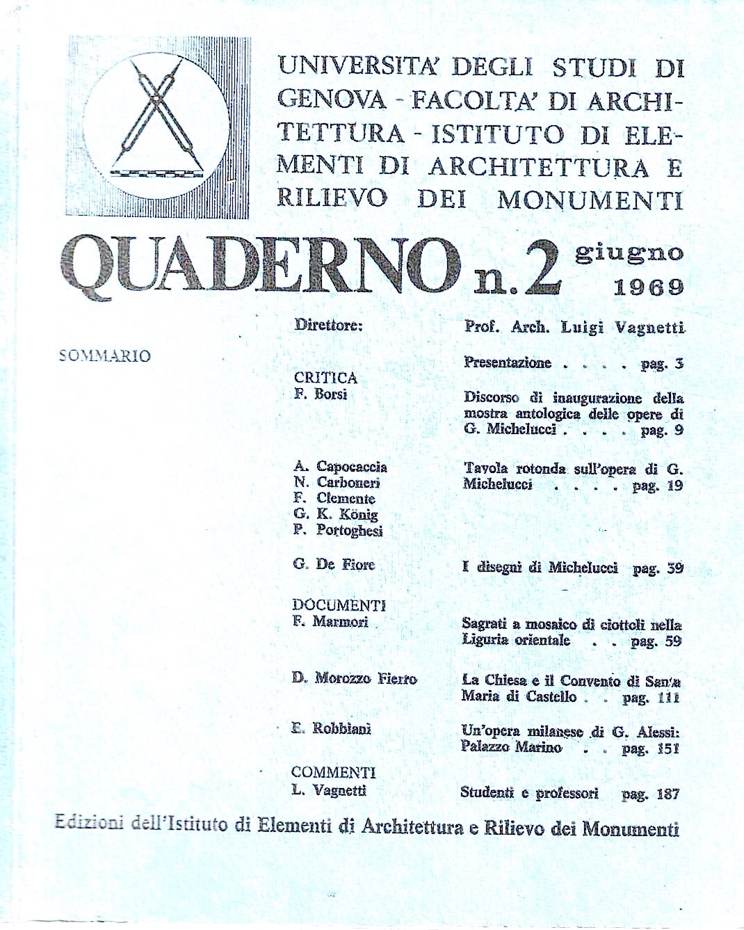 Un' opera milanese di G. Alessi: Palazzo Marino (Quaderno n. …