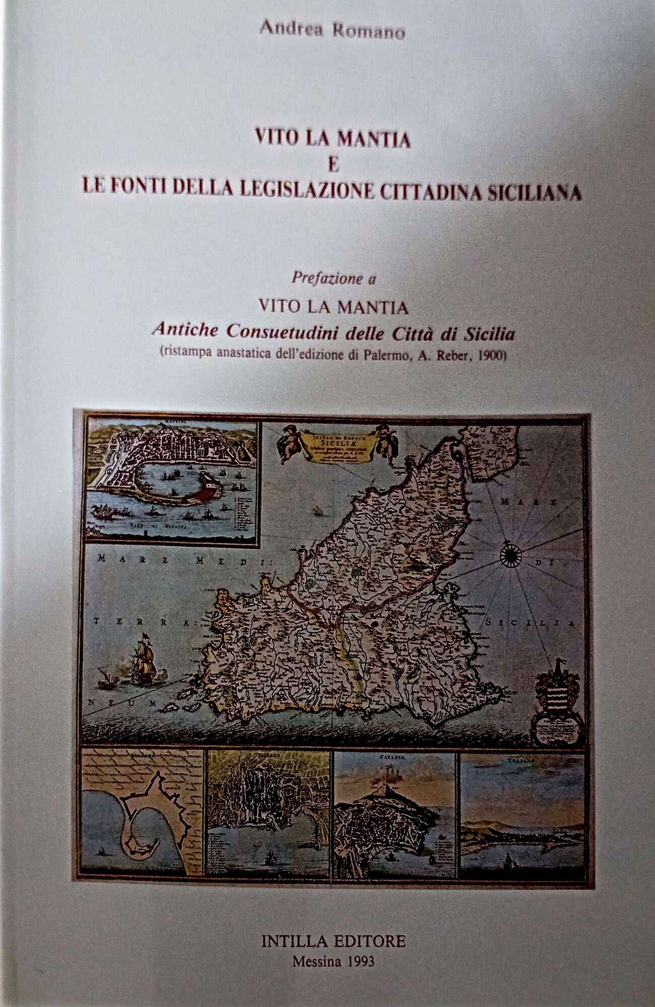 Vito La Mantia e le fonti della legislazione cittadina siciliana