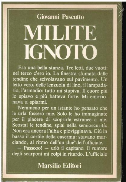 MILITE IGNOTO