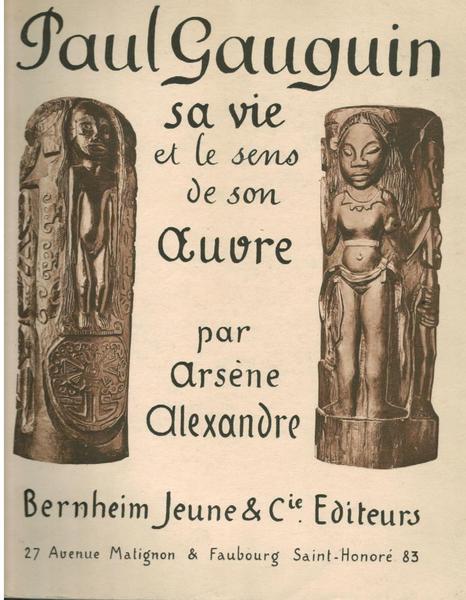 PAUL GAUGUIN . SA VIE ET LE SENS DE SON …