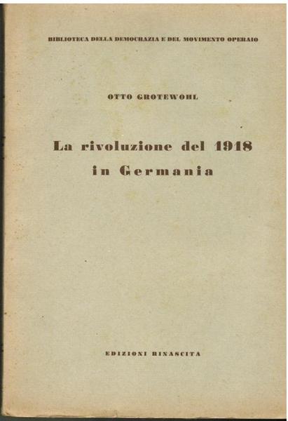 La rivoluzione del 1918 in Germania,