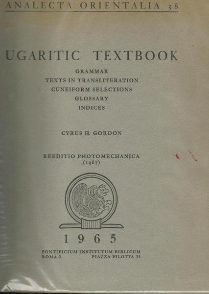 Ugaritic Textbook,