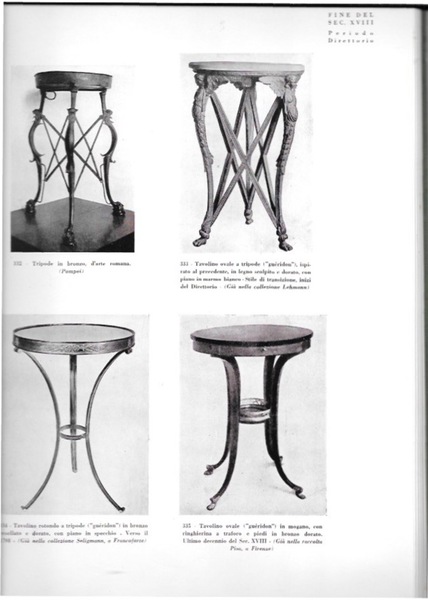 Il mobile d'arte dal '400 all' '800. Italia-Francia-Germania-Austria-Inghilterra-America del Nord