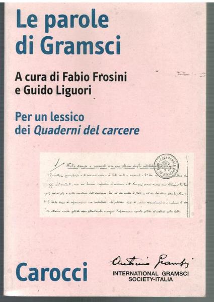 Le parole di Gramsci. Per un lessico dei "Quaderni del …