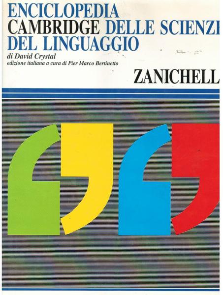 Enciclopedia Cambridge delle Scienze del Linguaggio