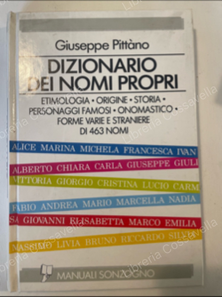 Dizionario dei nomi propri