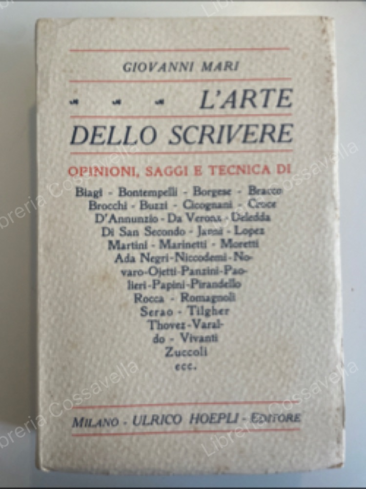 L’arte dello scrivere