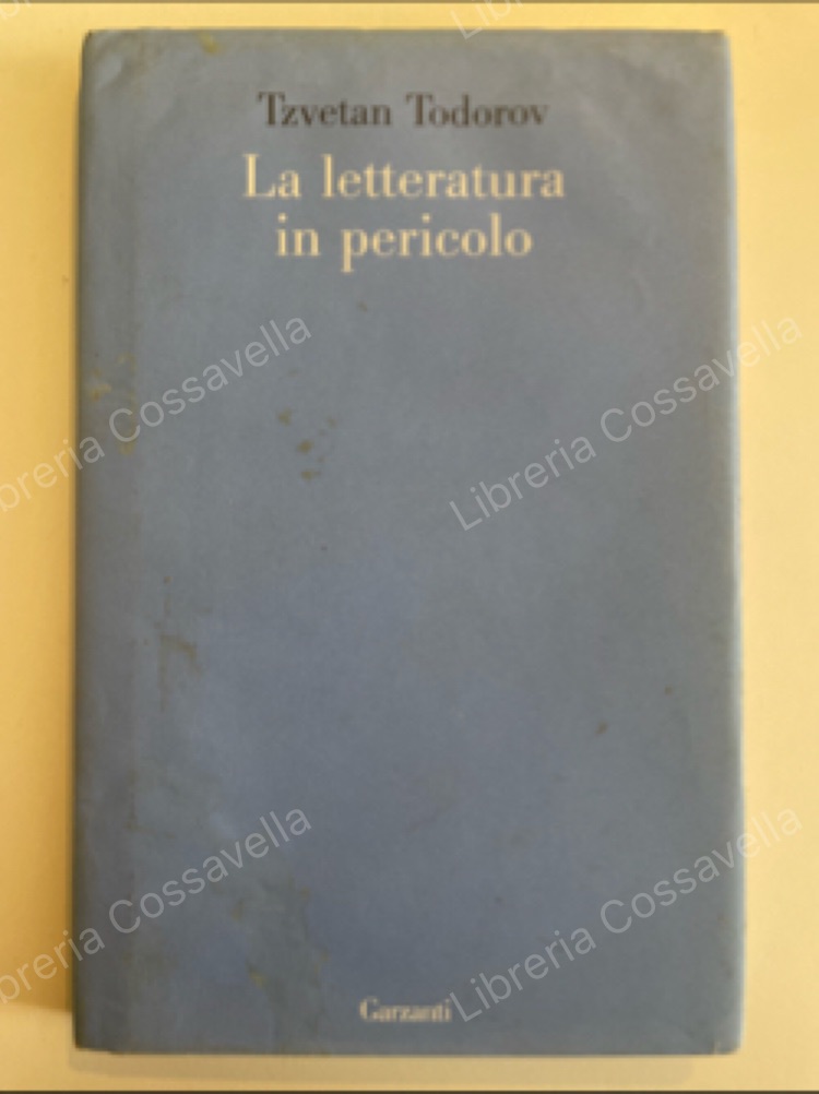 La letteratura in pericolo