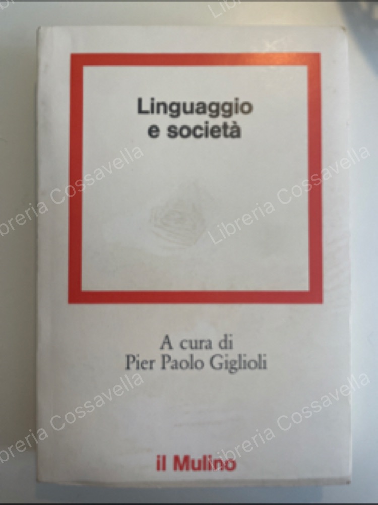 Linguaggio e società