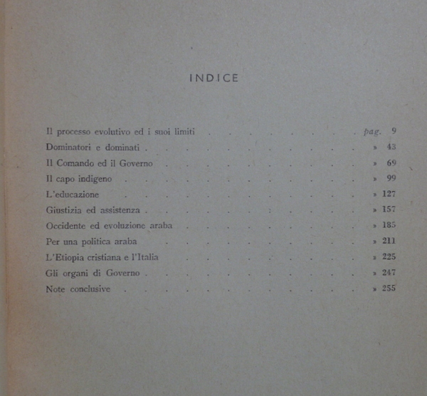 IL GOVERNO DELLE GENTI DI COLORE.