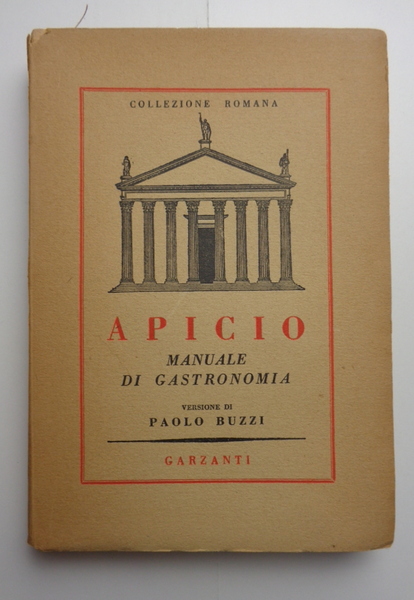 MANUALE DI GASTRONOMIA. Traduzione di Paolo Buzzi.