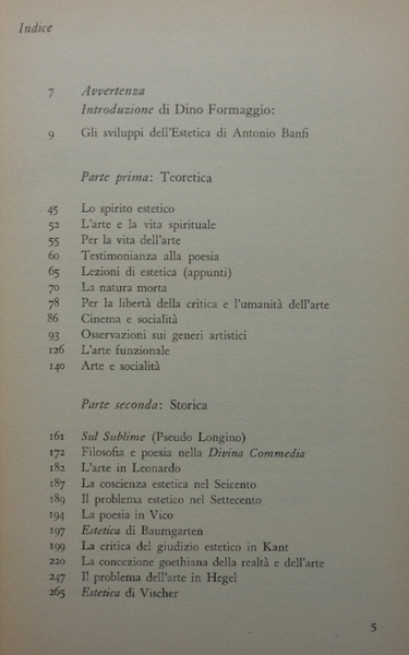 FILOSOFIA DELL'ARTE. A cura di Dino Formaggio.