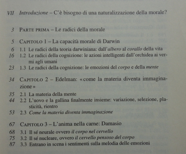 DARWINISMO MORALE. Da Darwin alle neuroscienze.
