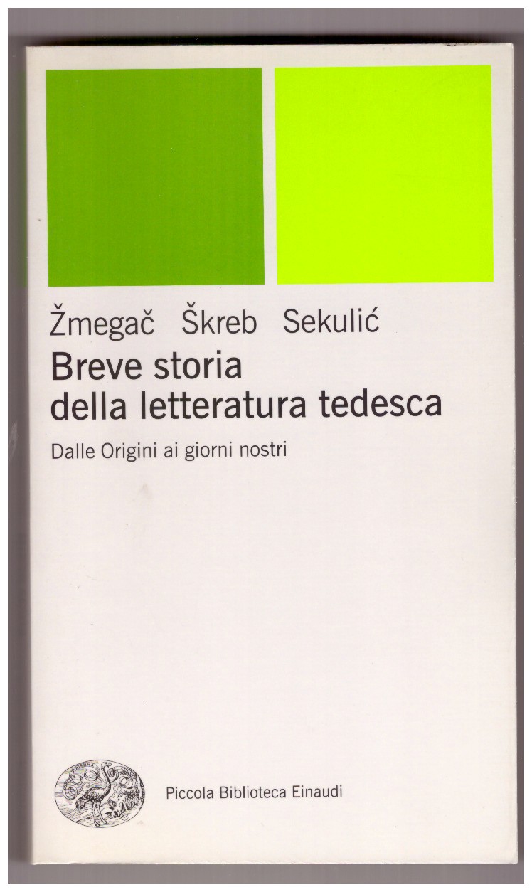 Breve storia della lettratura tedesca. Dalle Origini ai giorni nostri