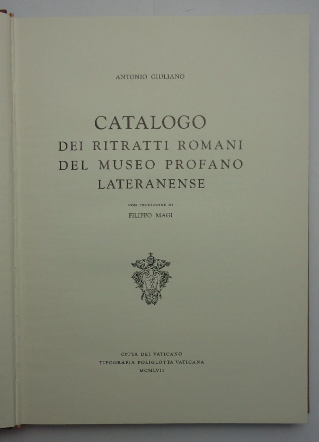 Catalogo dei ritratti romani del Museo Profano Lateranense