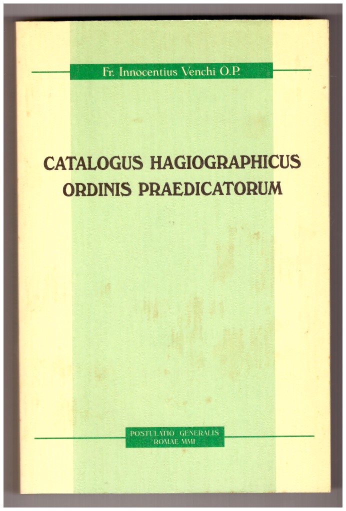 Catalogus Hagiographicus Ordinis Praedicatorum
