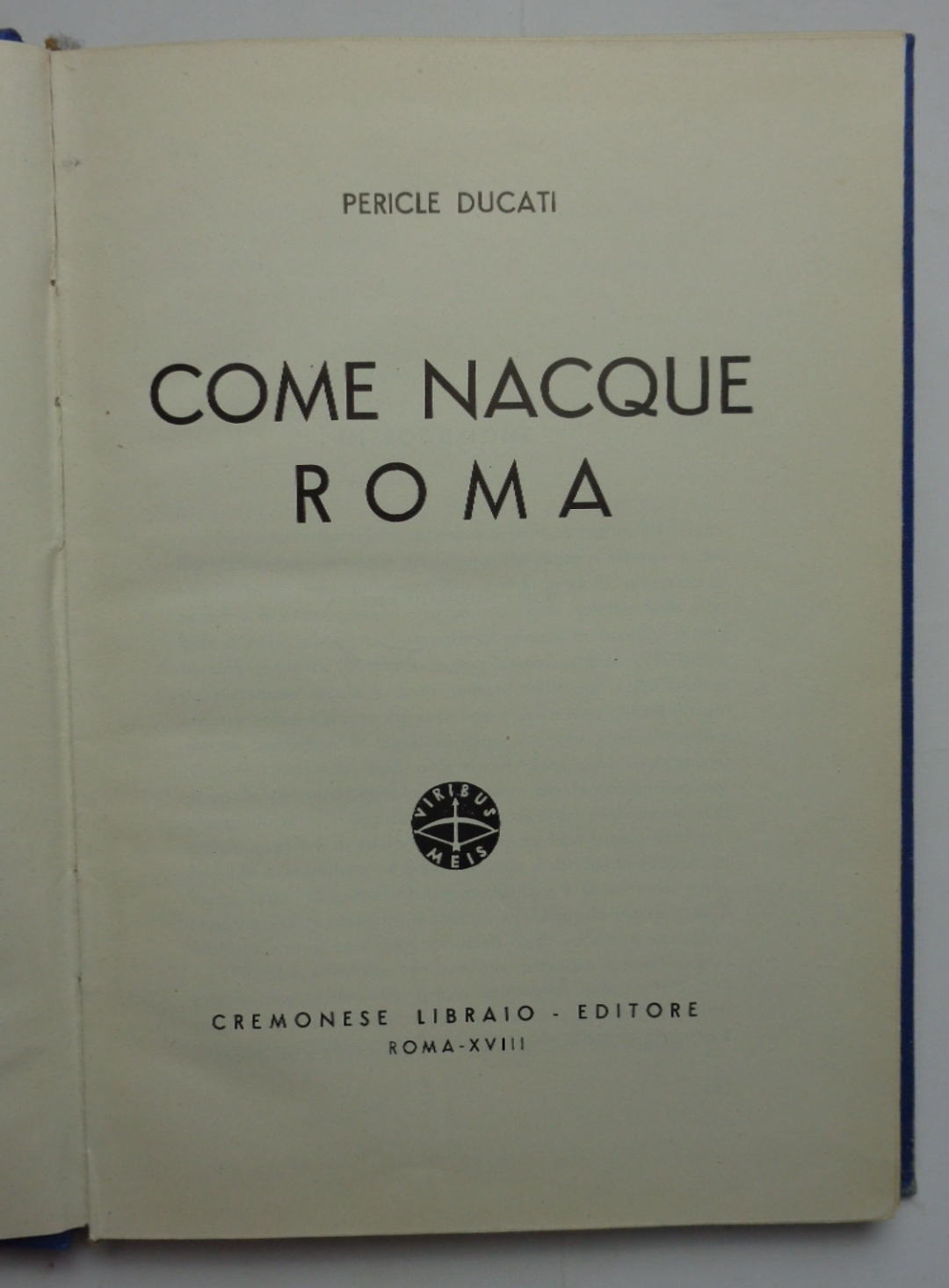 Come nacque Roma