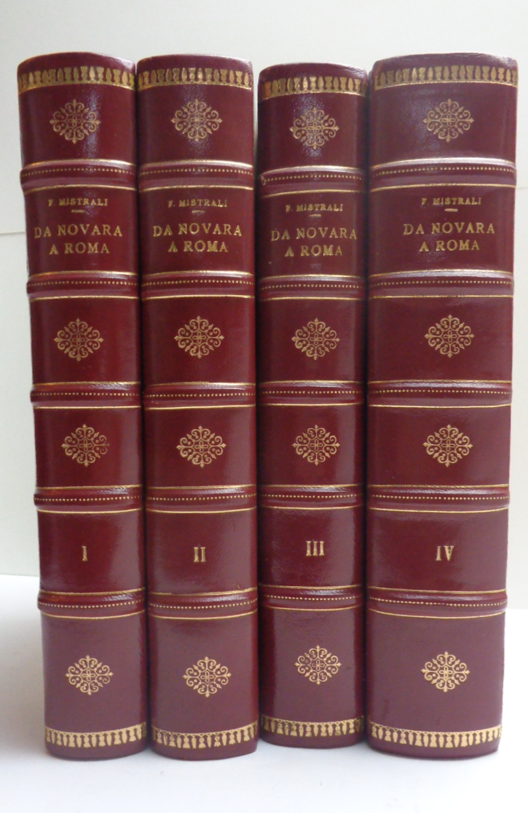DA NOVARA A ROMA. Istoria della rivoluzione italiana. (Voll 1-4).