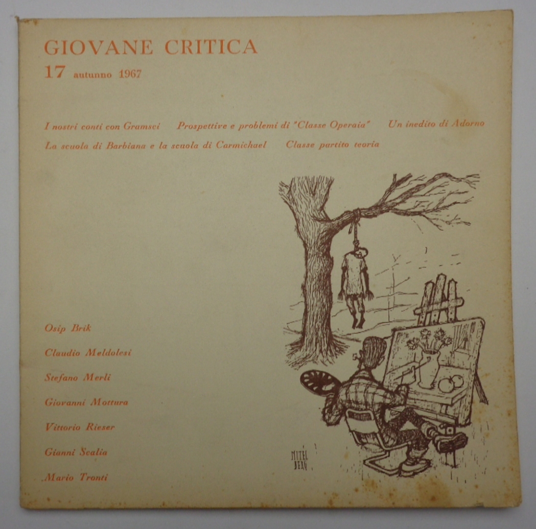 GIOVANE CRITICA. N. 17 autunno 1967.
