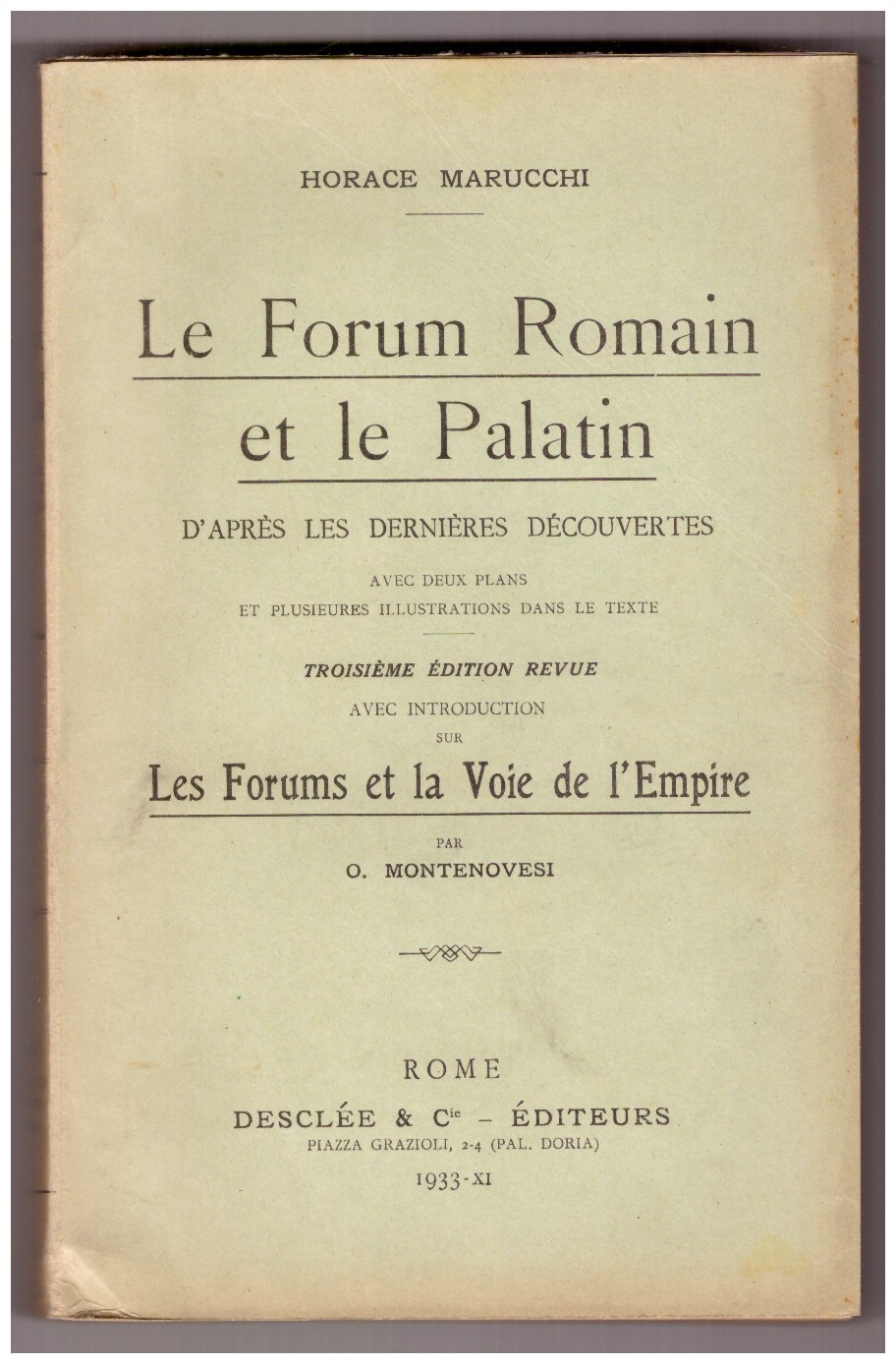 Guide du Forum Romain et du Palatin d'apres les dernieres …