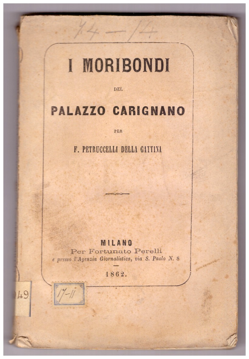 I MORIBONDI DEL PALAZZO CARIGNANO.