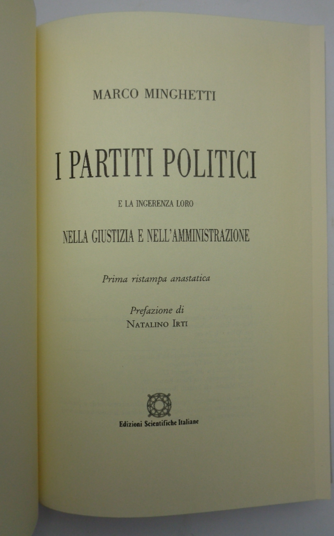 I PARTITI POLITICI E LA INGERENZA LORO NELLA GIUSTIZIA E …