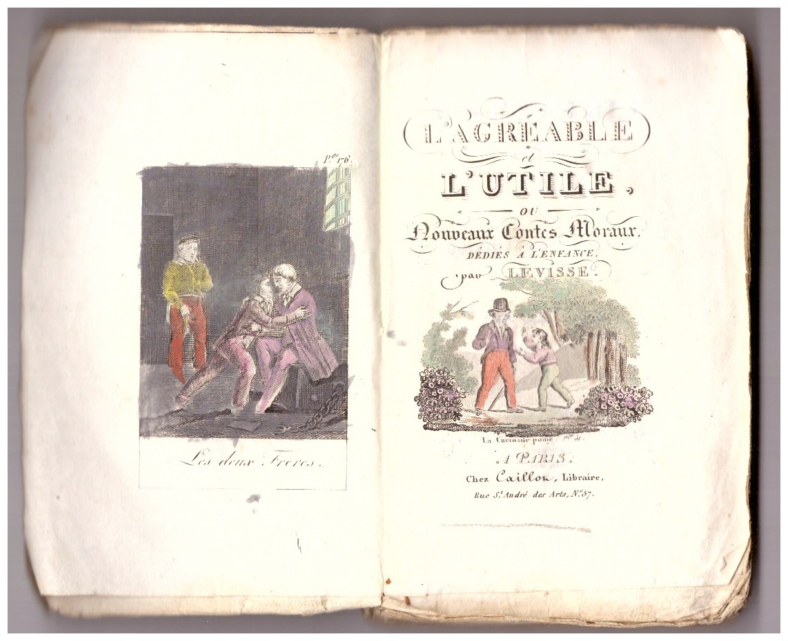 L'AGREABLE ET L'UTILE, ou Nouveaux contes moraux dediés à l'enfance.