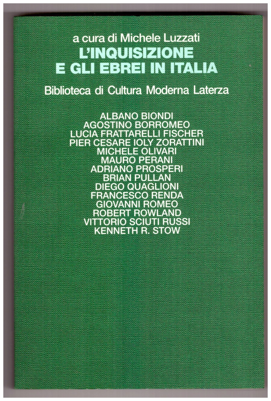L'INQUISIZIONE E GLI EBREI IN ITALIA.