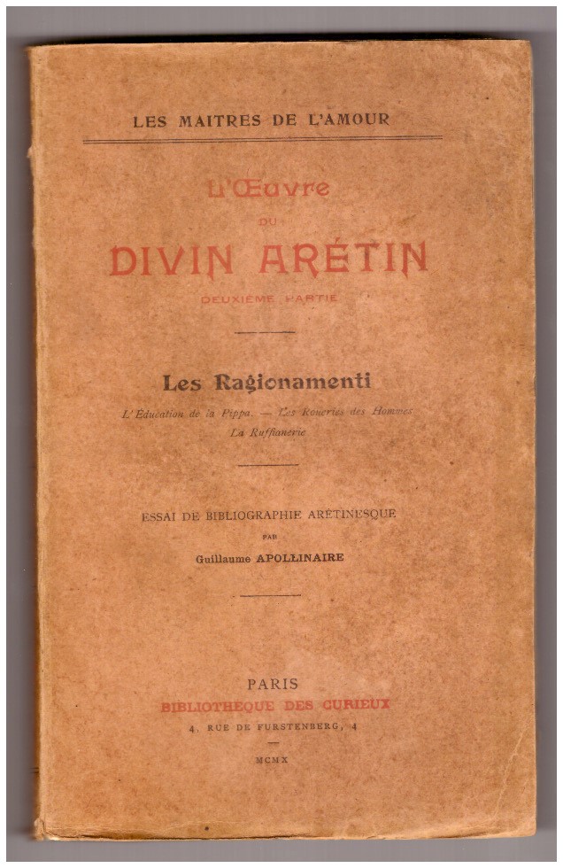 L'OEUVRE DU DIVIN ARETIN deuxième partie: LES RAGIONAMENTI l'éducation de …