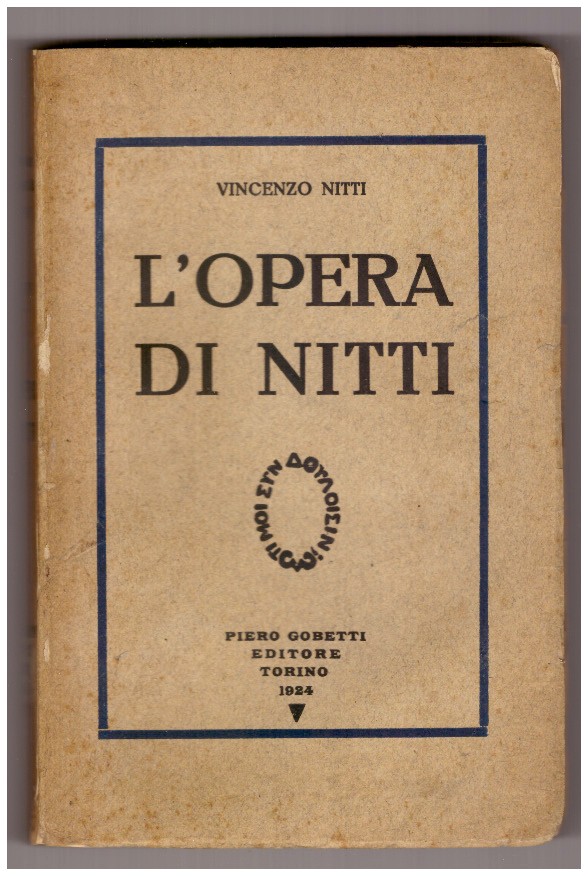 L'OPERA DI NITTI.