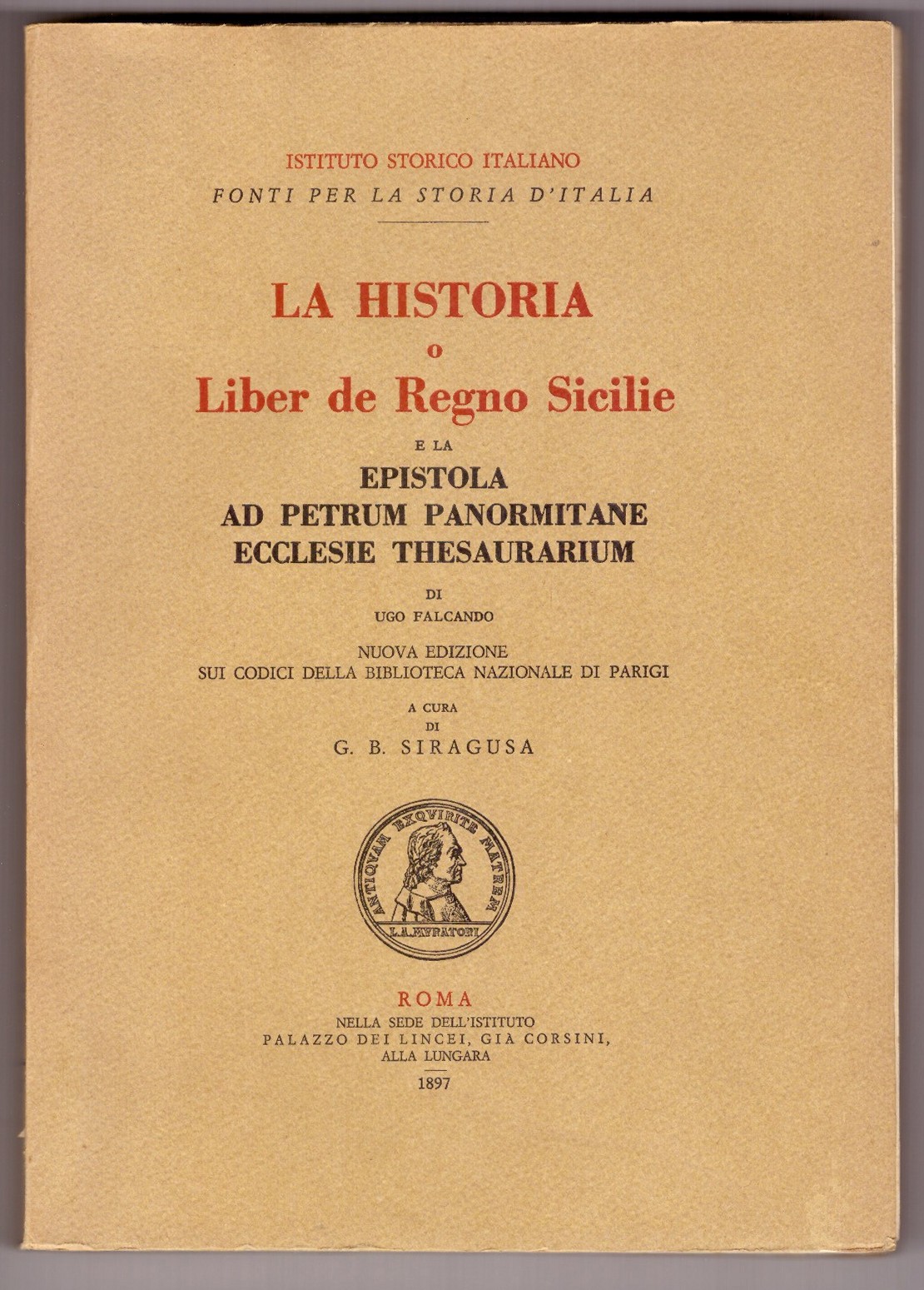 La historia o Liber de regno Sicilie e la Epistola …