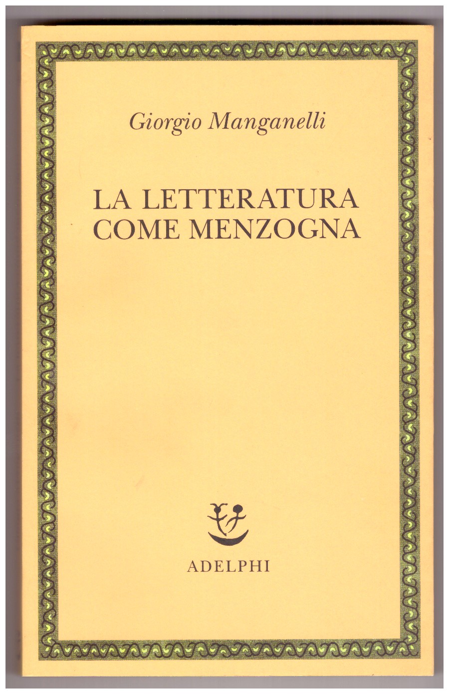 La letteratura come menzogna