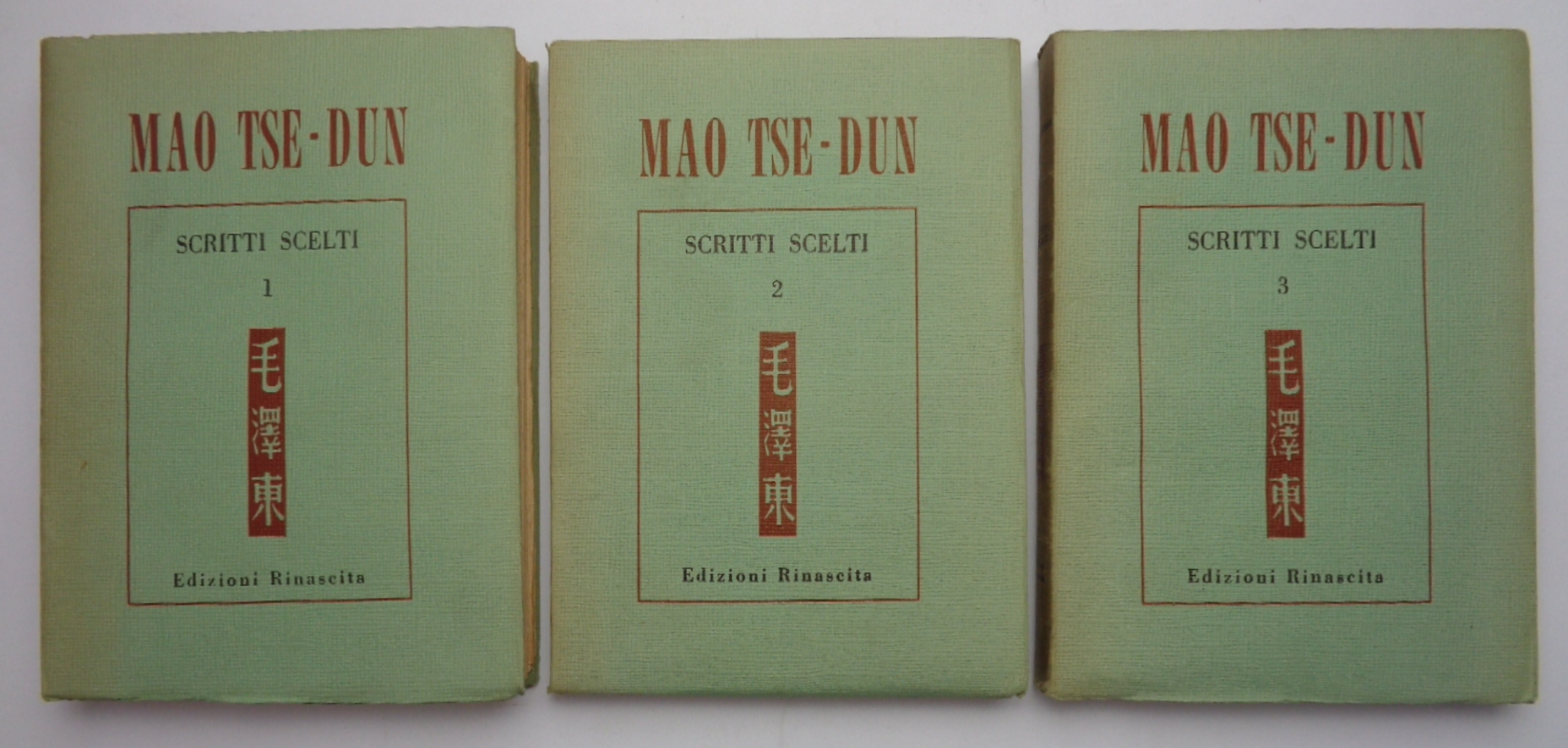 MAO TSE-DUN. SCRITTI SCELTI. Vol 1 (1927-36); vol 2 (1937-38); …