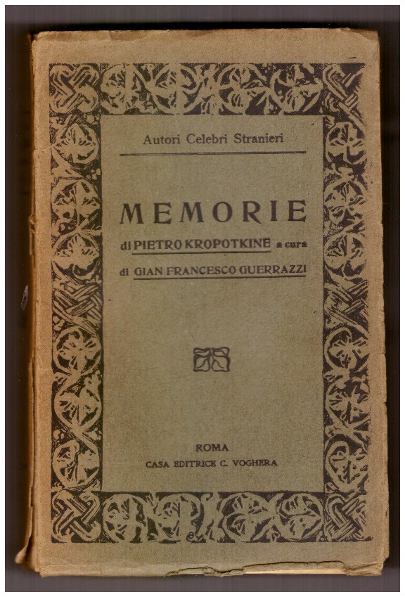 MEMORIE DI UN RIVOLUZIONARIO.