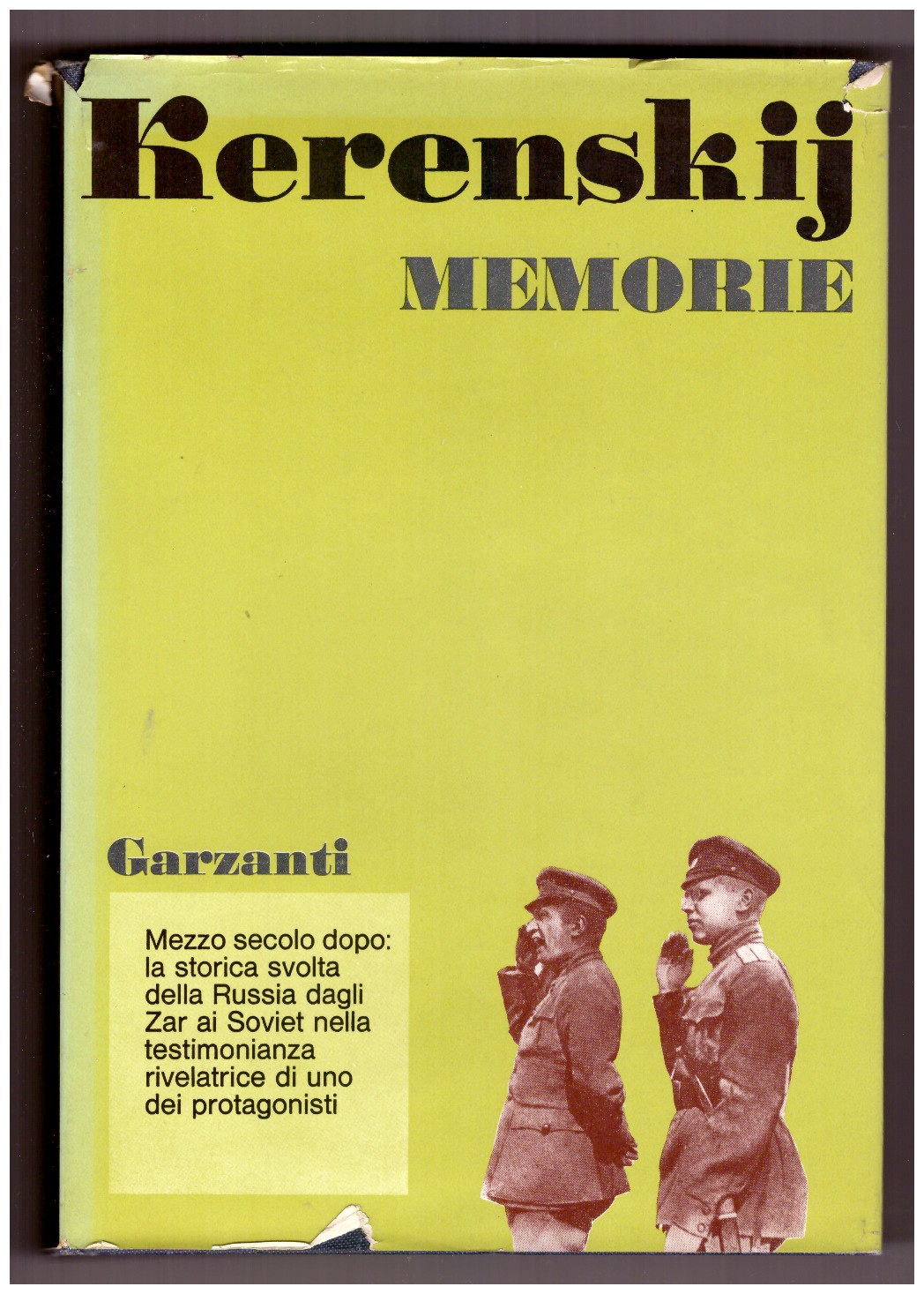 MEMORIE. La Russia alla svolta della storia.