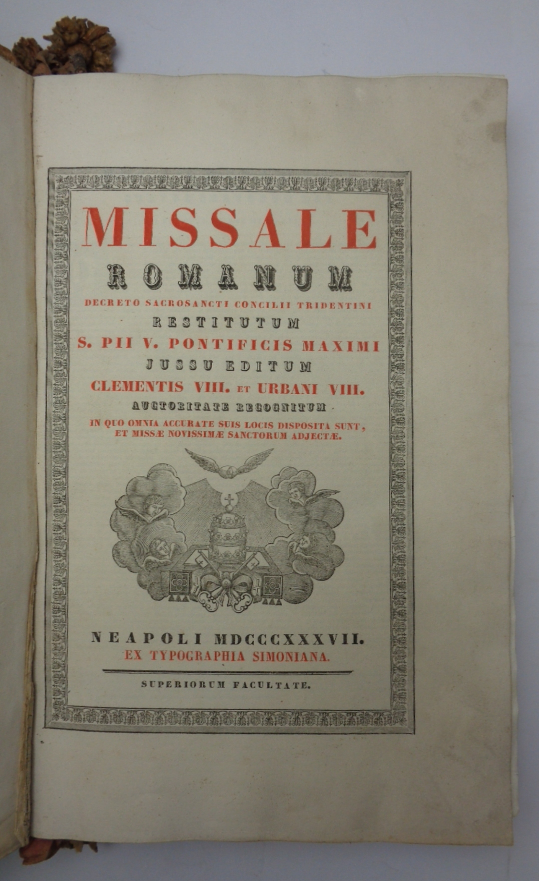 MISSALE ROMANUM