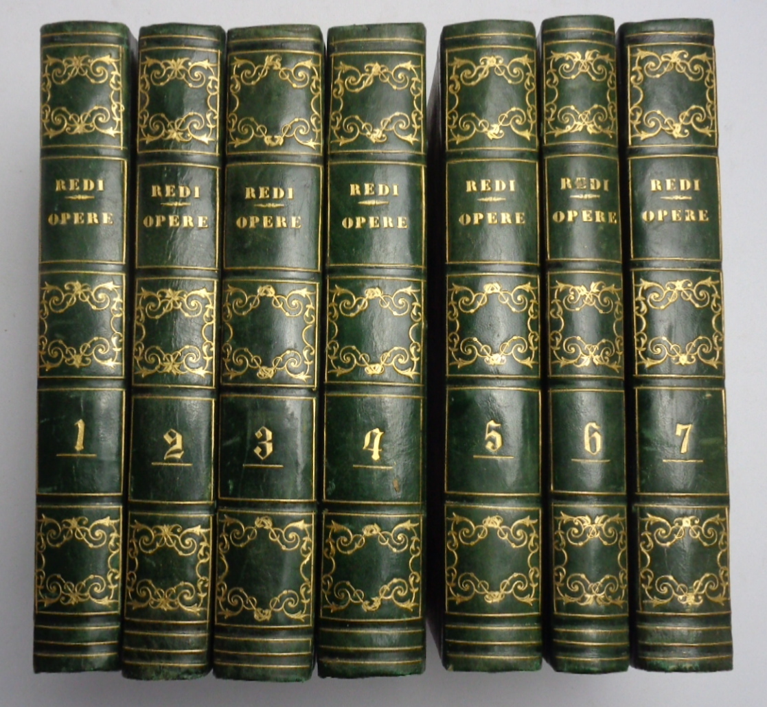OPERE di Francesco Redi gentiluomo aretino e accademico della Crusca. …