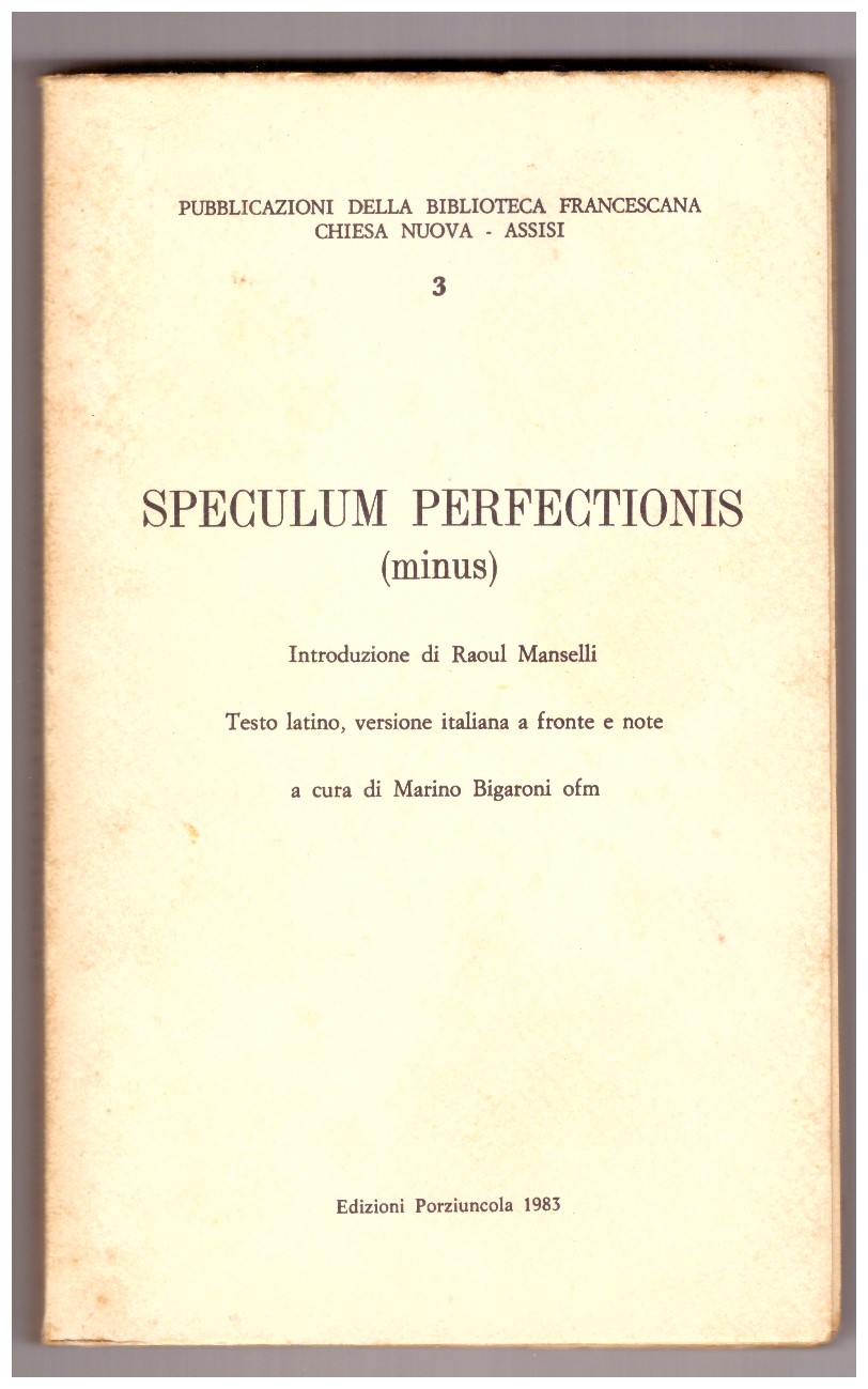 SPECULUM PERFECTIONIS (minus).