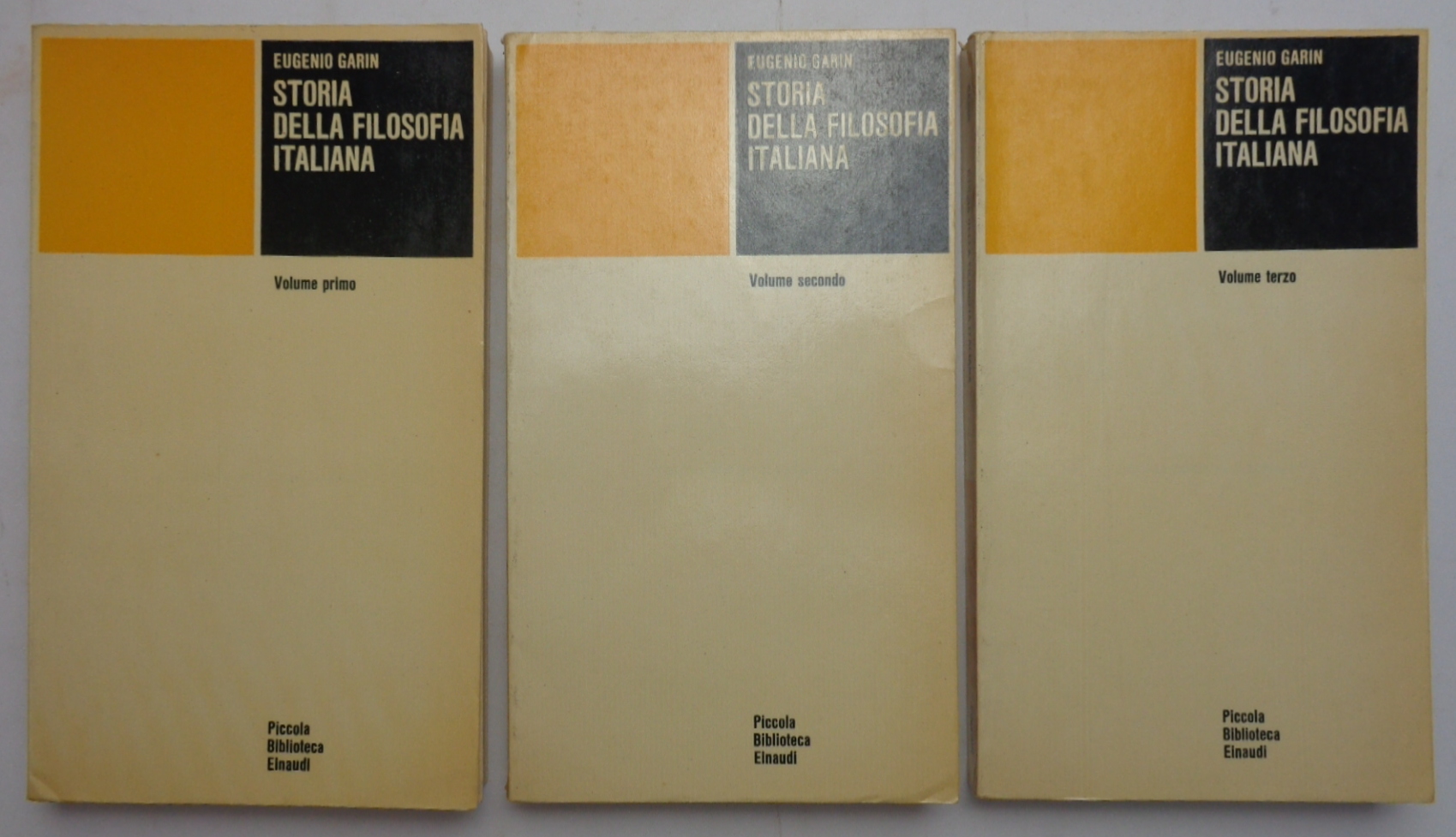 STORIA DELLA FILOSOFIA ITALIANA.