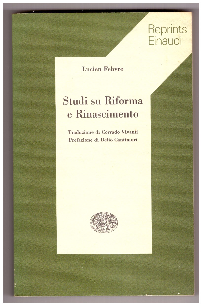 STUDI SU RIFORMA E RINASCIMENTO.