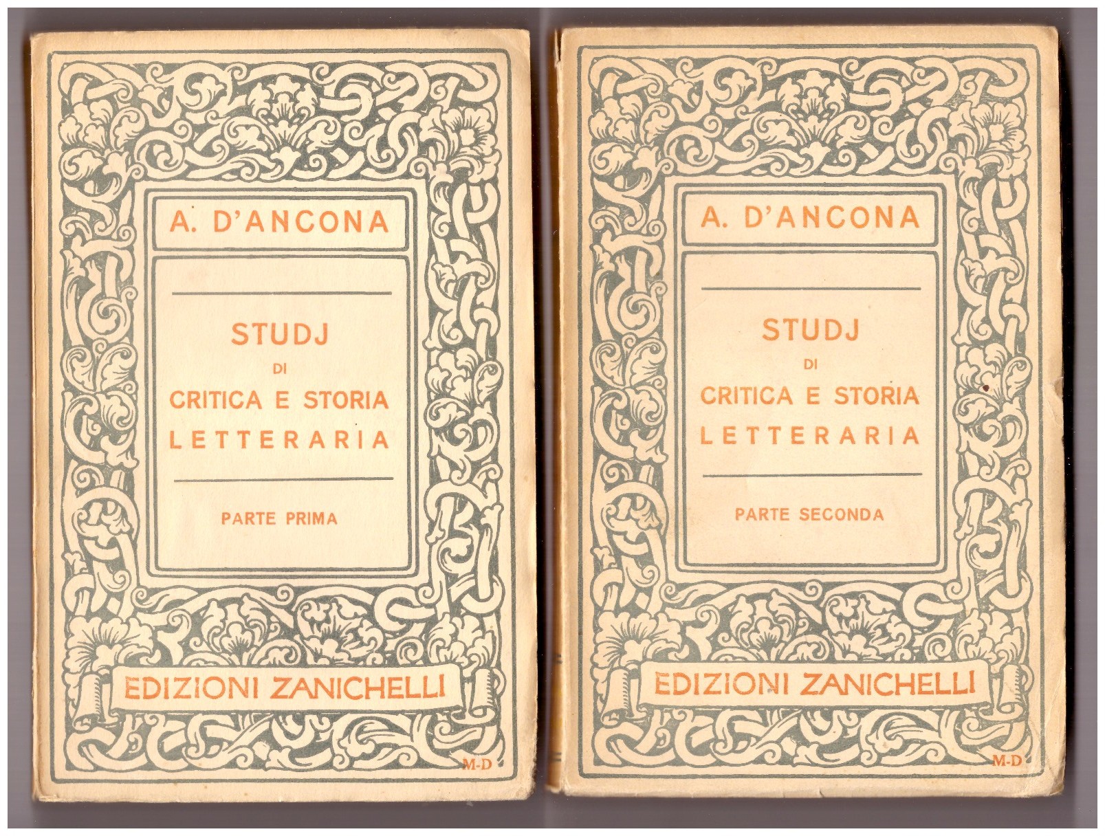 STUDJ DI CRITICA E STORIA LETTERARIA. 2 Voll.