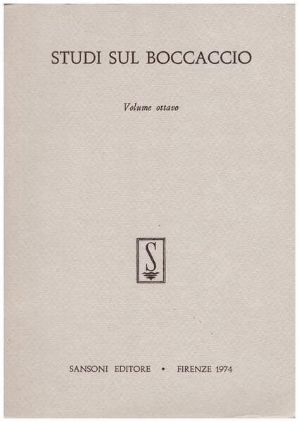 Studi sul Boccaccio