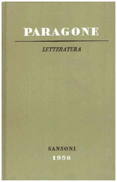 Paragone Letteratura