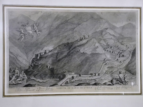 Veduta de' Bagni di Lucca