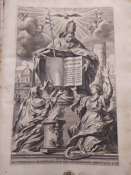 Breviarium Romanum ex decreto Sacrosancti Concilij Tridentini restitutum Pii V. …