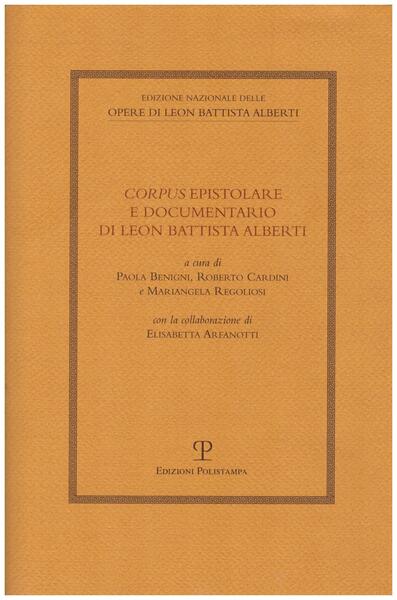 Corpus epistolare e documentario di Leon Battista Alberti