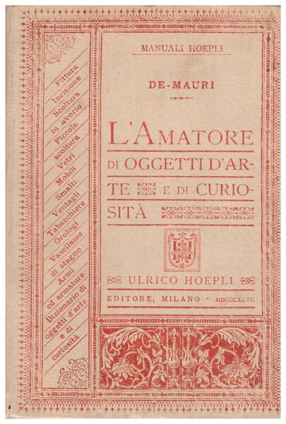 L'amatore di oggetti d'arte e di curiosità