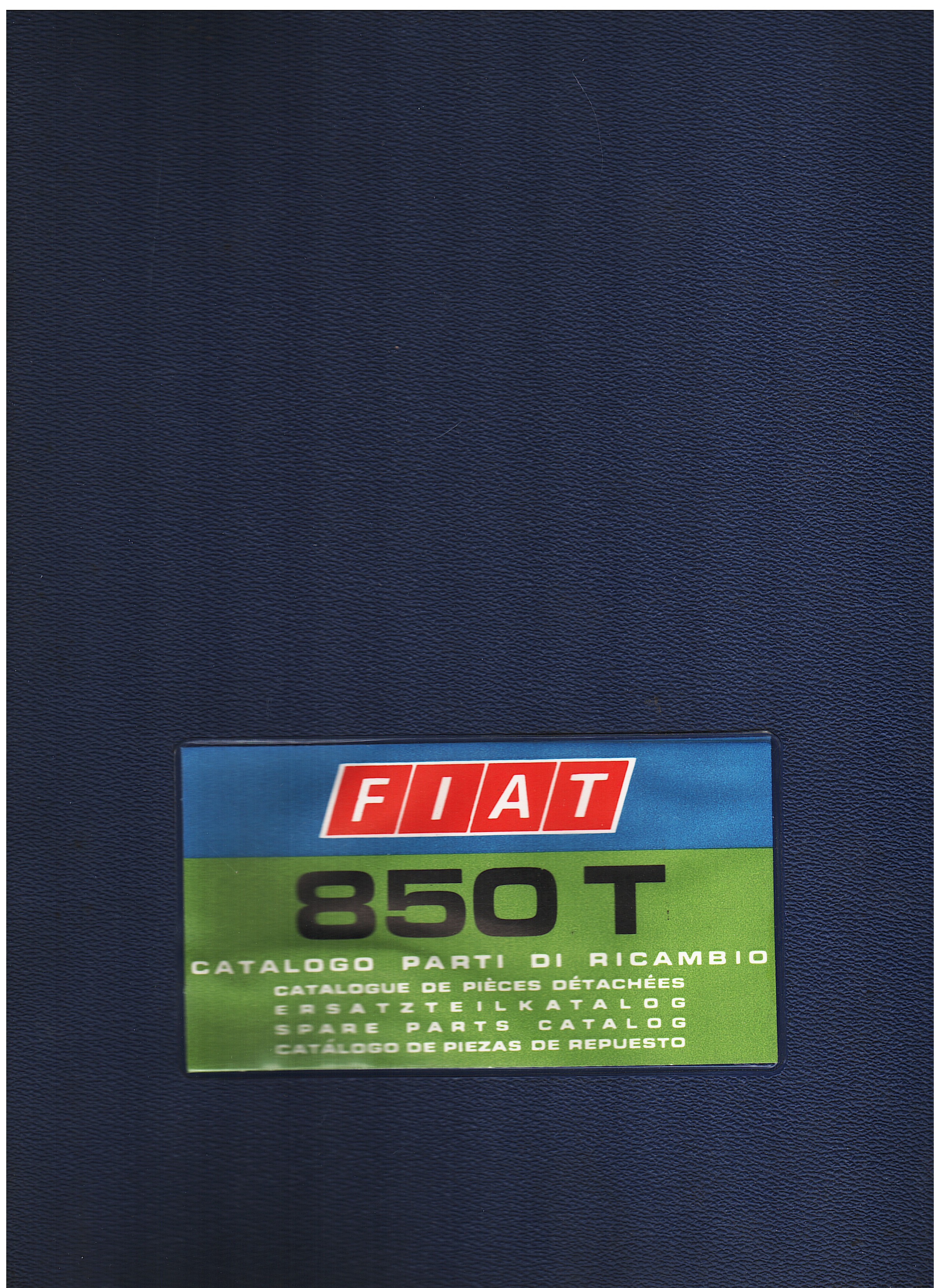 850 T. Catalogo parti di ricambio