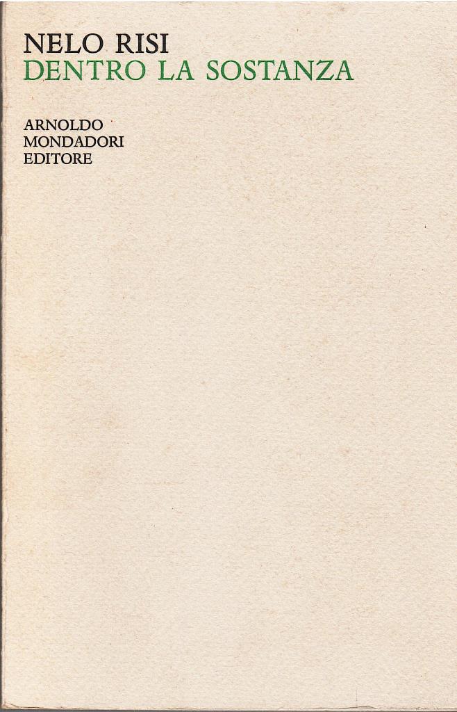 Dentro la sostanza