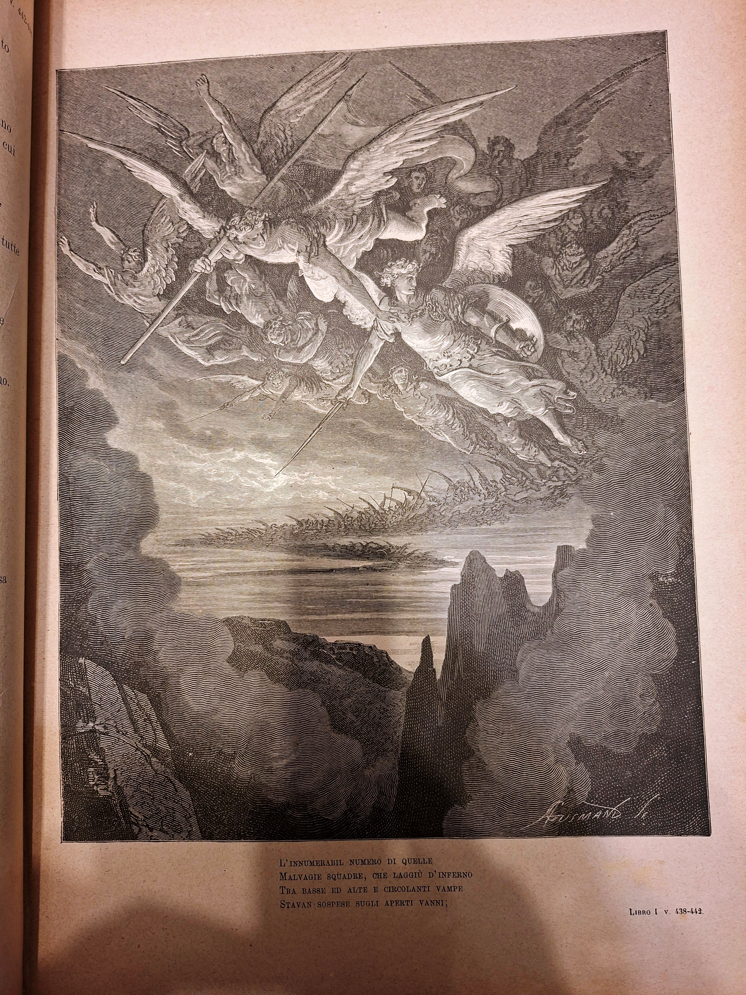 Il Paradiso Perduto.tradotto da Lazzaro Papi, con illustrazioni di Gustavo …